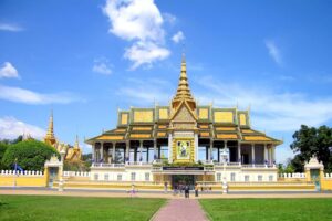 Besuch des Königpalast in Phnom Penh