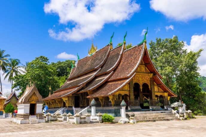 Erkunden Sie Luang Prabang und seinen Wat Xieng Thong Tempel