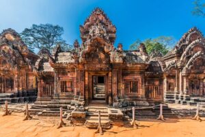 Besichtigen Sie den Banteay Srei Tempel