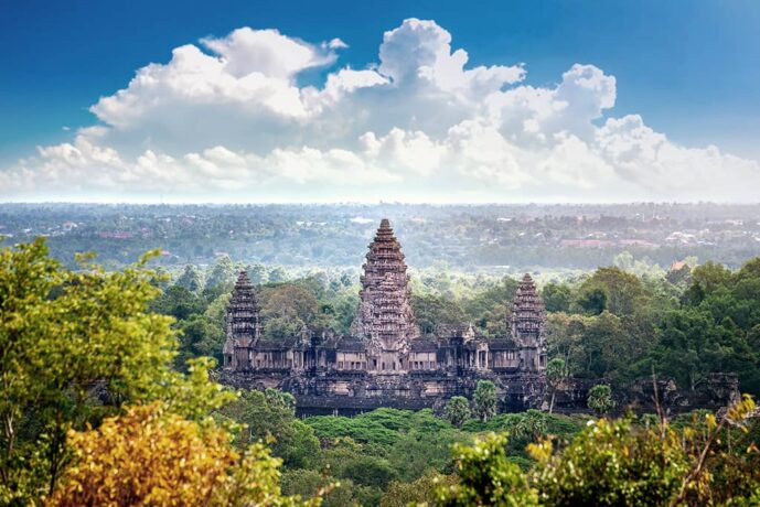Die Tempelanlage von Angkor-Wat