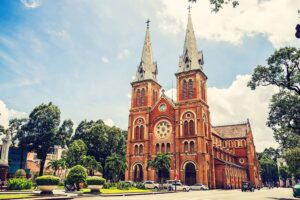 Die Notre Dame Kathedrale in Ho Chi Minh