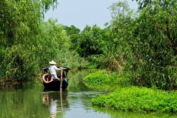 Bootstour auf dem bekannten Mekong Delta
