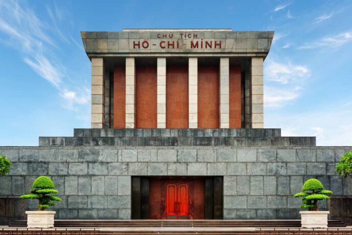 Besuch im Ho Chi Minh Mausoleum
