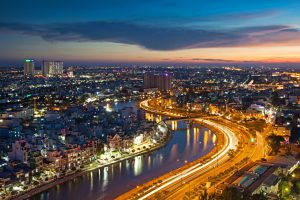 Skyline von Ho Chi Minh City